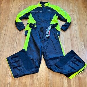 Olympia Moto Sports Waterproof Windproof  Breathable Jumpsuit Set Size 3XL-4XL